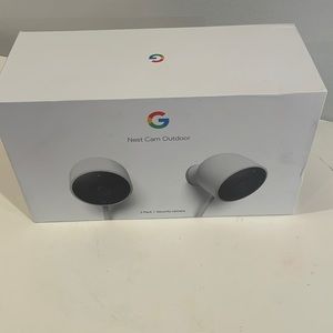Google Nest Cam Outdoor- Security Camera (wired)- 2 PACK (2 Cameras)